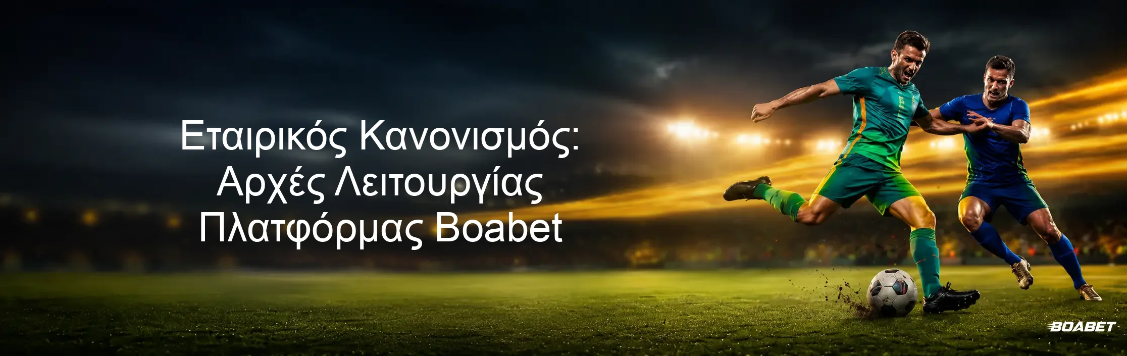Εταιρικός Κανονισμός: Αρχές Λειτουργίας Πλατφόρμας Boabet